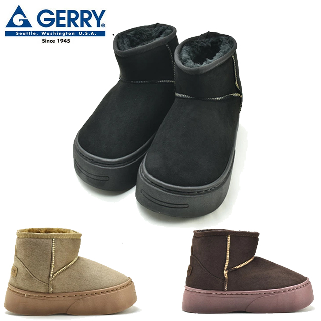GERRY（ジェリー） フェイクムートンブーツ レディース ショートブーツ