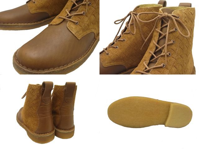 Clarks（クラークス） デザートベロア メンズ タバコ レザー ブーツ