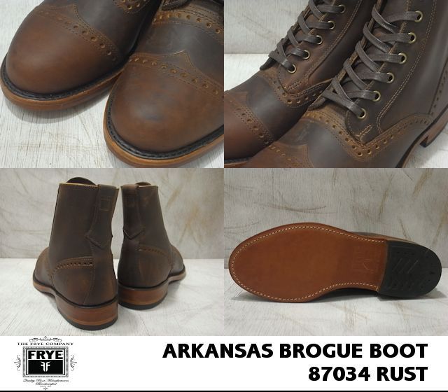 Frye（フライ） フライ/FRYE ARKANSAS BROGUE BOOT/アラカンサス