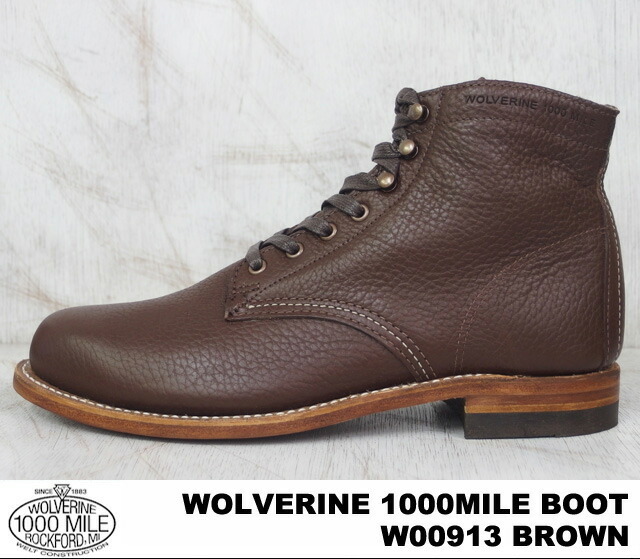 Wolverine 1000 Mile ブーツ 28cm Amazon.com | Wolverine Men's 1000 Mile Fashion Boot, Brown