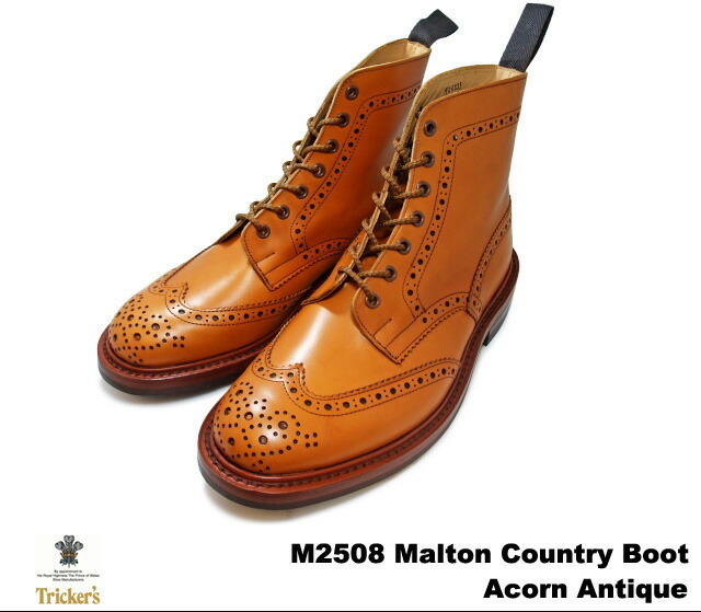 Tricker's（トリッカーズ） カントリーブーツ モルトン エイコン