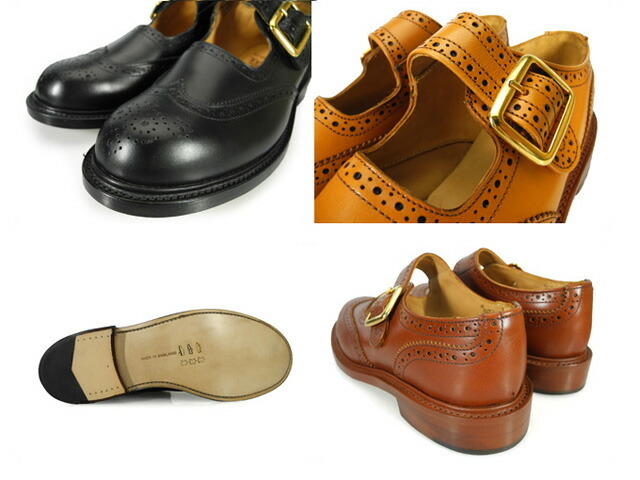 Tricker's（トリッカーズ） バックル ブローグシューズ ダブルレザー
