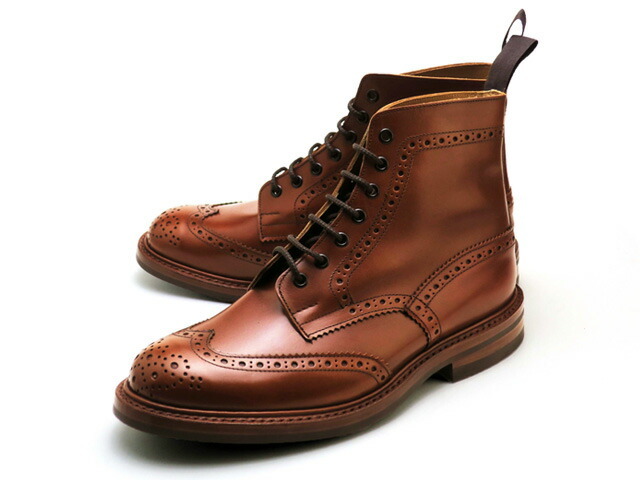 在庫限定品 Tricker's トリッカーズ M5634 メンズ レザー カントリー