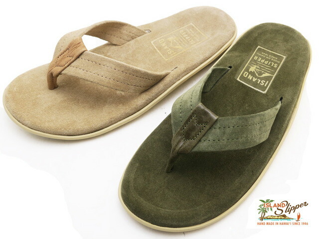  SLIPPER オリーブサンダル ISLAND SLIPPER（アイランドスリッパ） メンズ トング サンダル トープ