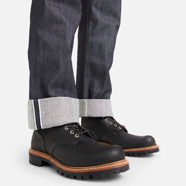 返品交換送料無料RED WING レッドウィング Style No.4501 D 8-inch Logger 8インチロガー BLACK”OIL SLICK” ブラック・オイルスリック ブーツ ビブラムソール rw-4501-5.jpg