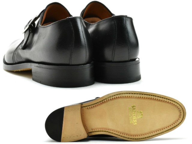 SANDERS（サンダース） 靴 モンクストラップ SANDERS 8471B ブラック