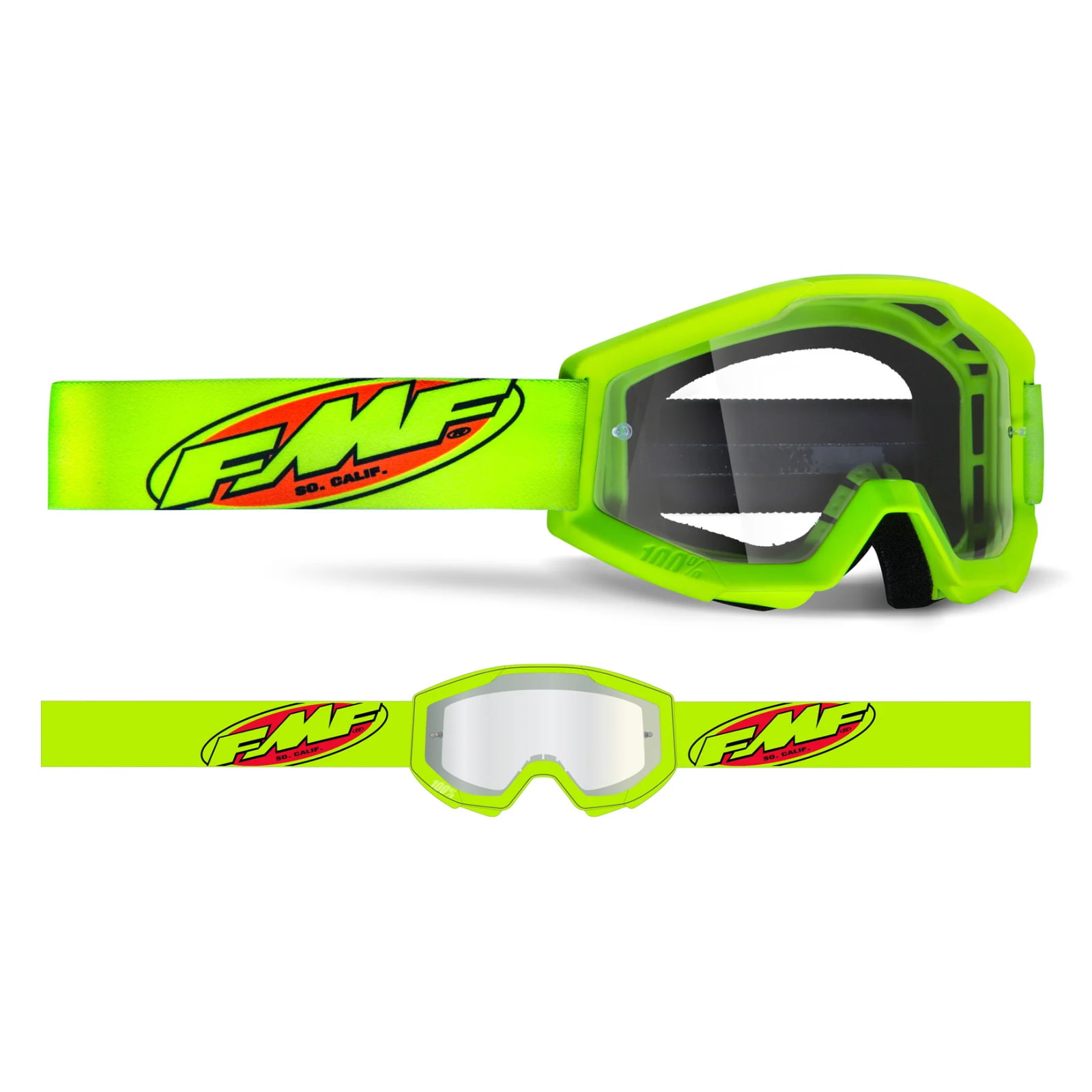 FMF PowerCore Clear Lens Goggles エフエムエフ パワーコア クリア