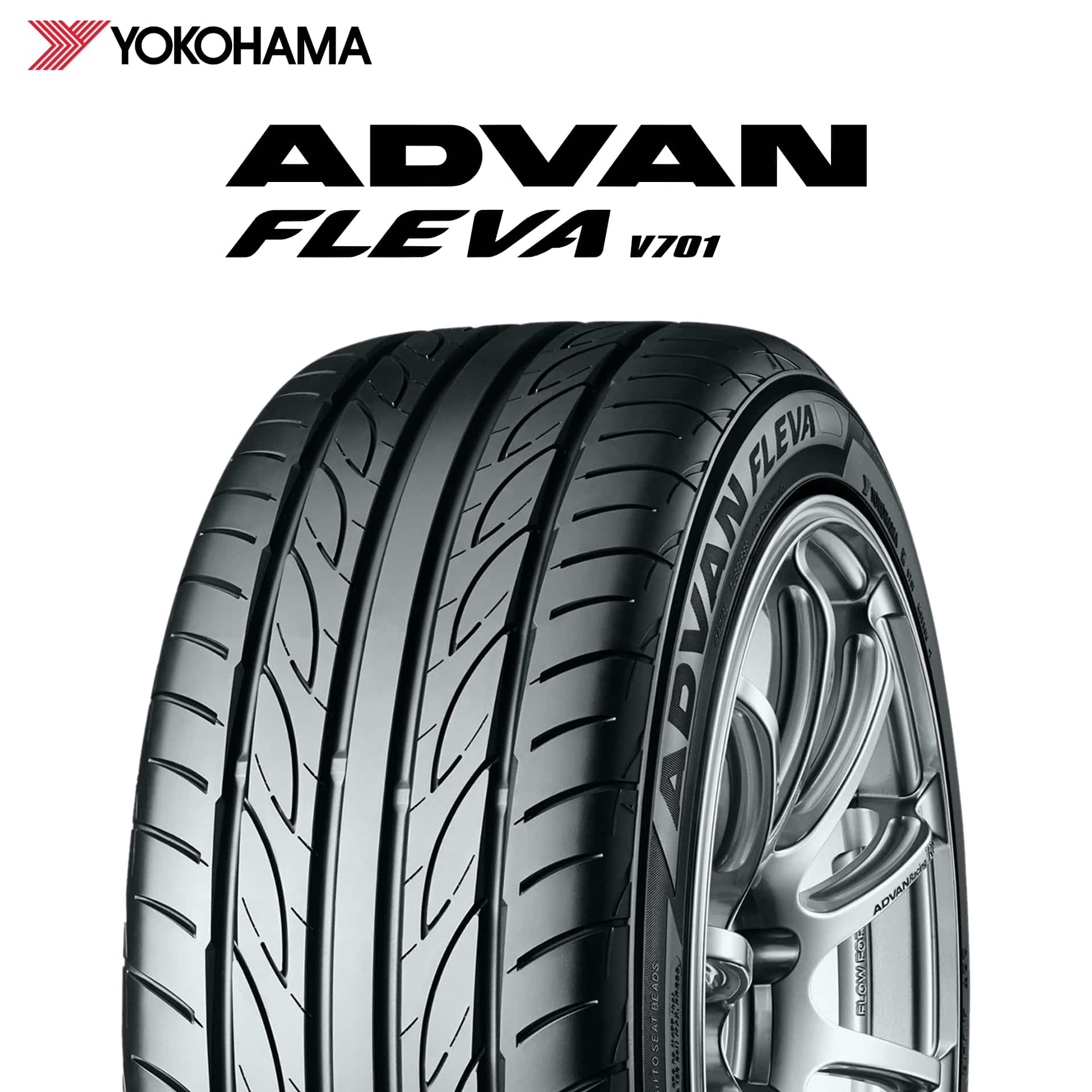 高評価得価◆新品 YOKOHAMA ヨコハマ ADVAN FLEVA V701 245/40R19インチ 新品