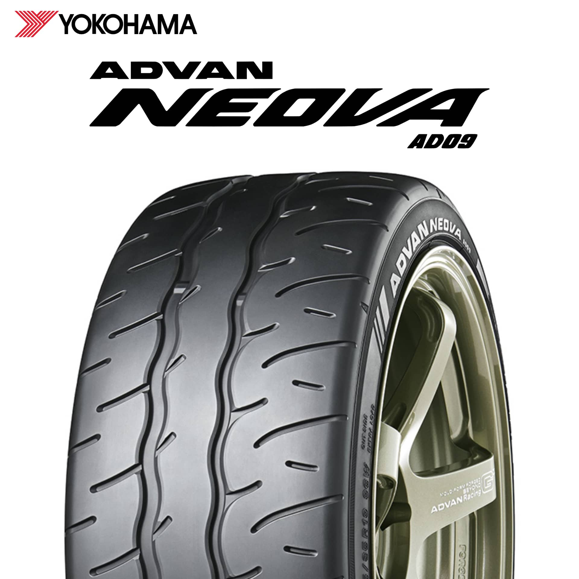 11日までBONUS5％ 24年製 日本製 265/35R18 97W XL ヨコハマタイヤ ADVAN NEOVA AD09 アドバン  ネオバAD09 単品