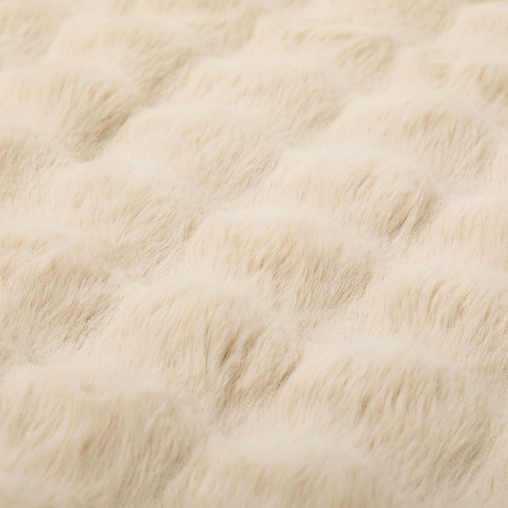 ポコポコ毛布 ルナ シングル 約140×200cm ぽこぽこふわふわ ラビットファー調 かわいい おしゃれ ロングパイル 洗える フランネル 単品 270620002x | HAGiHARA | 01