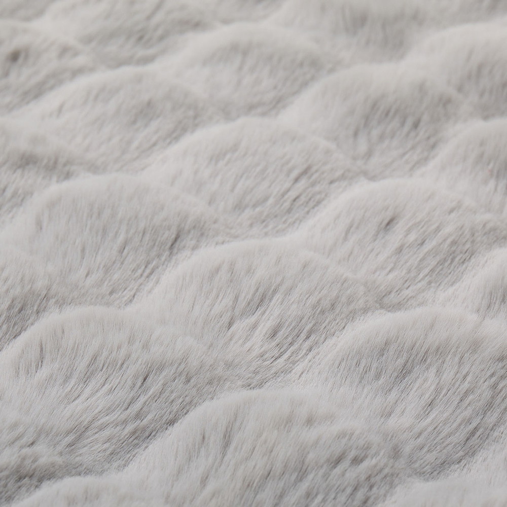 ポコポコ毛布 ルナ シングル 約140×200cm ぽこぽこふわふわ ラビットファー調 かわいい おしゃれ ロングパイル 洗える フランネル 単品 270620002x | HAGiHARA | 02