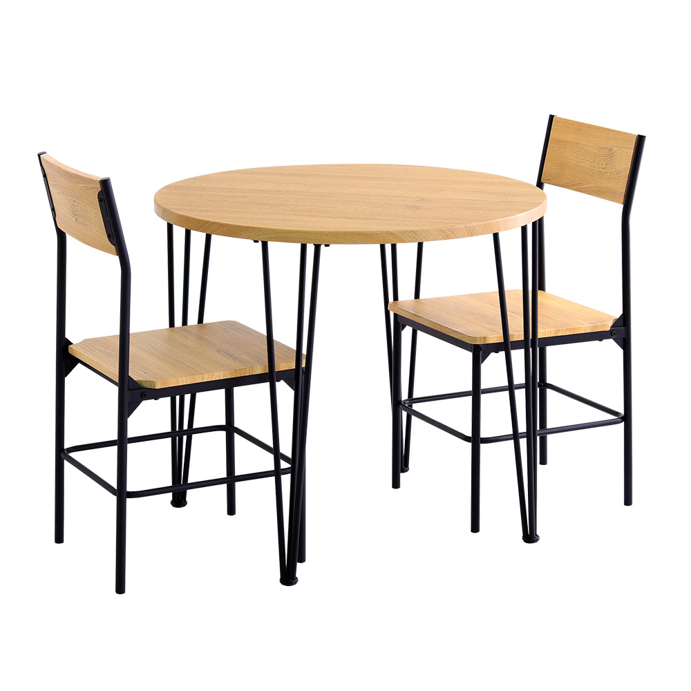 ヴィンテージ円形ダイニング3点セットFerro e legno | ホームテイスト | 02