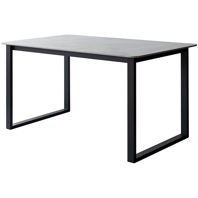 ダイニングテーブル Lement（レメント） テーブル単品 大理石風天板 セラミック素材 ホワイト グレー ダークグレー DNT-1001｜prepre｜02