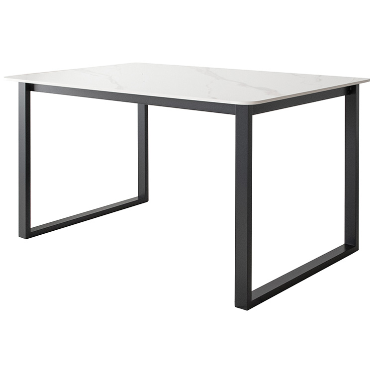 ダイニングテーブル Lement（レメント） テーブル単品 大理石風天板 セラミック素材 ホワイト グレー ダークグレー DNT-1001｜prepre｜03
