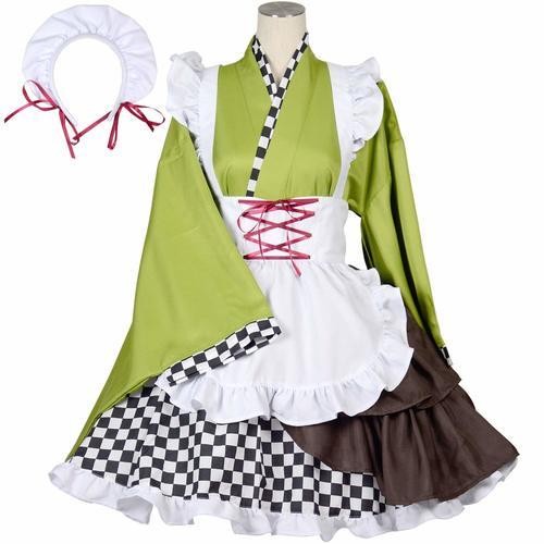 8mm 大正浪漫 メイド服 大きいサイズ 5l コスプレ ハロウィン 和服 和装 和風 カラー5色 ワールドインポートjj 通販 Yahoo ショッピング