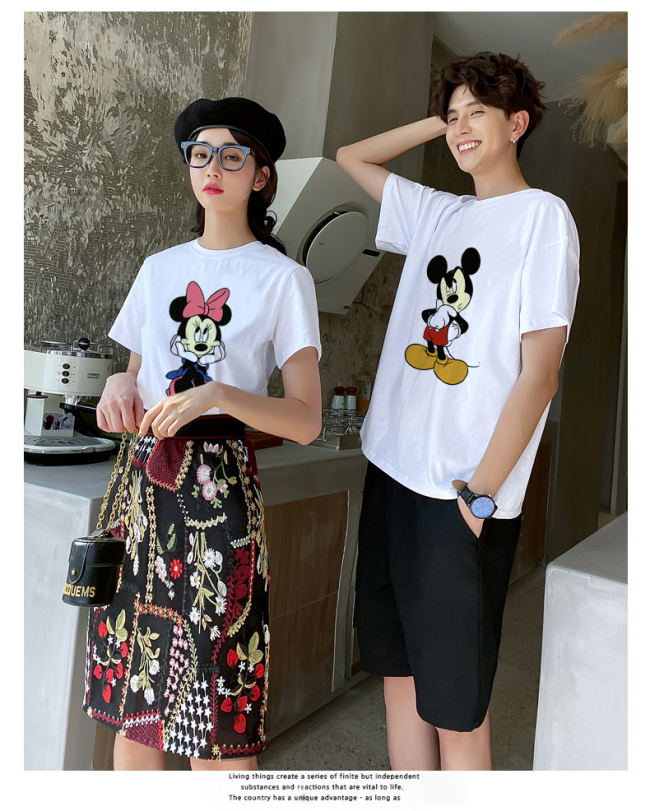 ディズニー カップル ペアルック Tシャツ カットソー ミッキー ミニー ペア 半袖 春 夏 彼氏 彼女 韓国 ファッション メンズ レディース トップス ロンt T 57hhuy Zealon 通販 Yahoo ショッピング