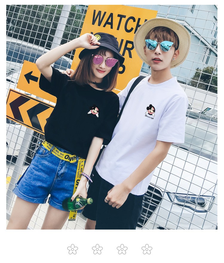 新着 ミッキー Tシャツ 73 Off ディズニー ペアルック カップル ｔシャツ 春 レディース 半袖 メンズ 夏 カットソー 恋人 Tシャツ ペア