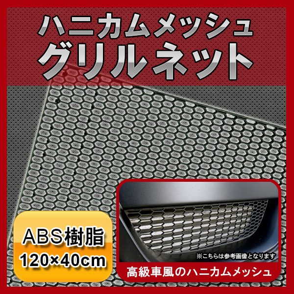 ABS樹脂 ハニカム メッシュ グリル 約1190mm×395mm エアロ加工 フロントグリル