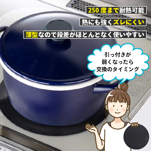 IHクッキングヒーター プロテクトシート キズ防止保護シート 電磁調理器 ガラストップ用 関連画像3