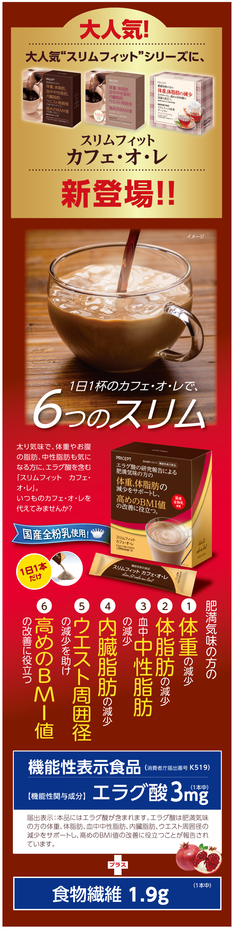 新登場・6つのスリム