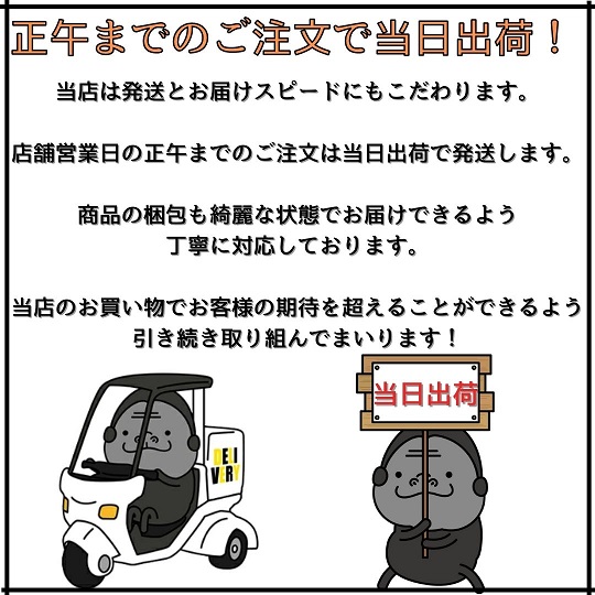 当日出荷のご案内