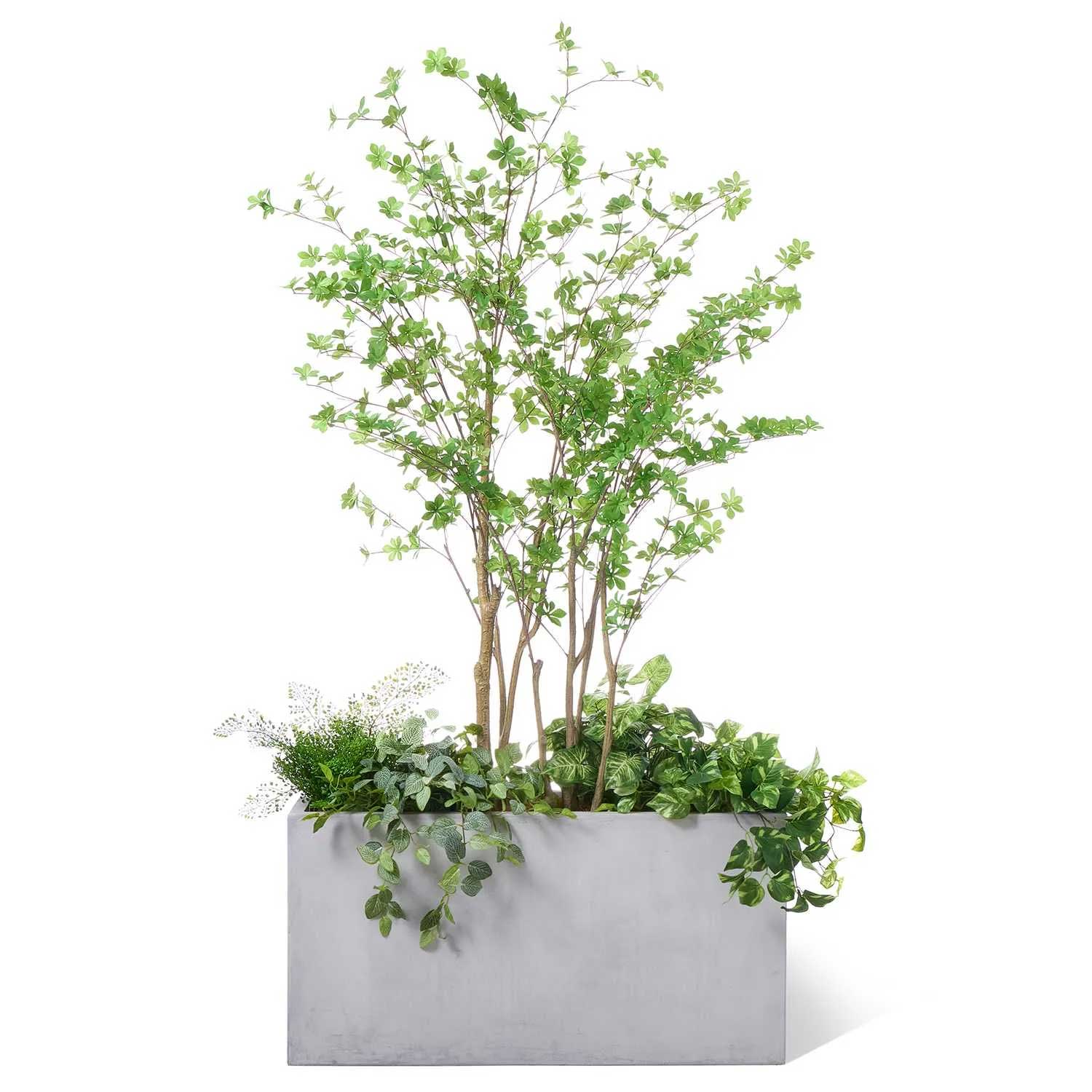 公式】ミックスQ テラメント W100cm 観葉植物 フェイクグリーン 【別