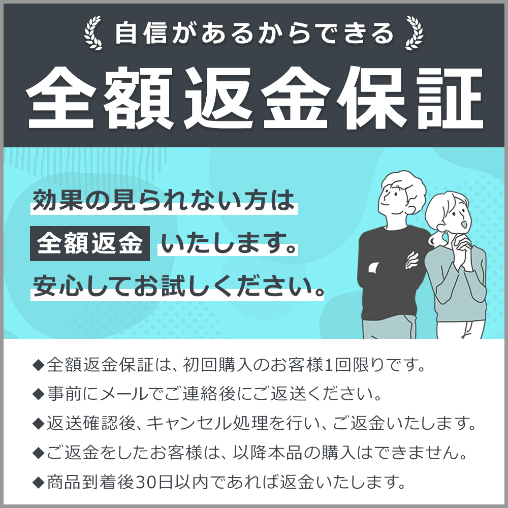 金額返金保証