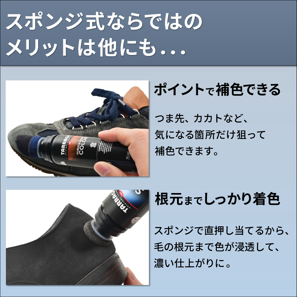 スポンジ式のメリット
