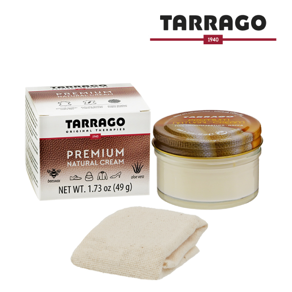 タラゴ tarrago プレミアムナチュラルクリーム 50ml 植物性 栄養 保湿 靴クリーム