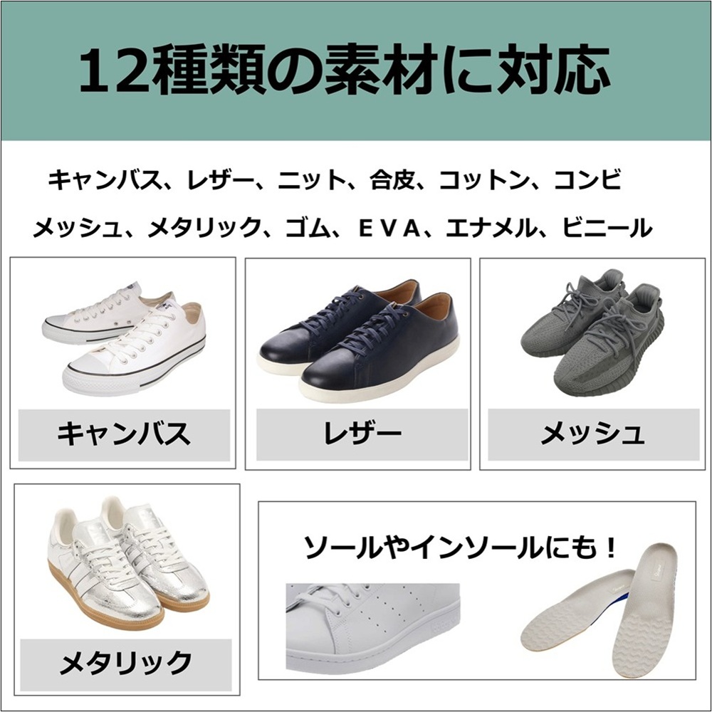 12種類の素材に対応
