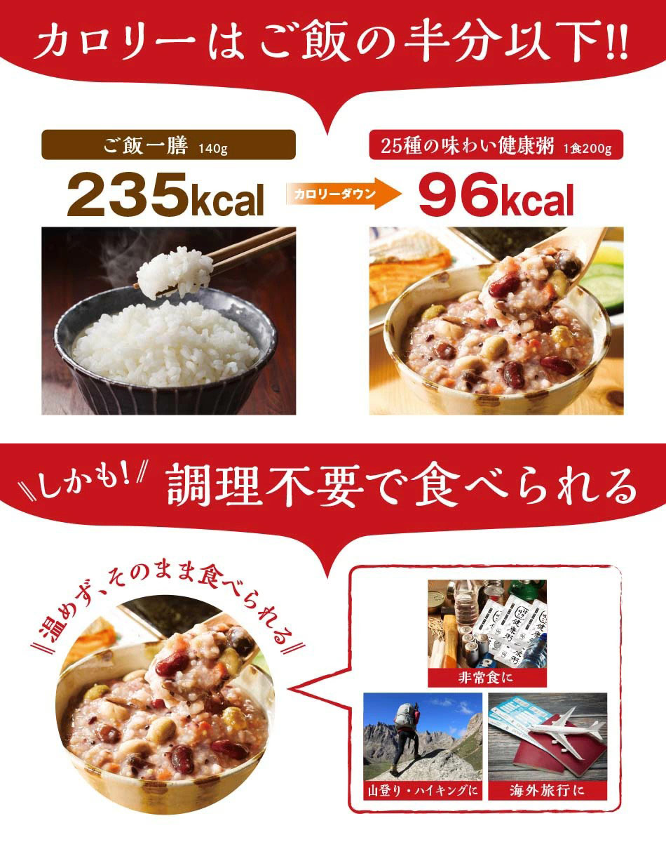 25種の味わい健康粥 200g×24袋 1食96kcal (PB) お粥 レトルト