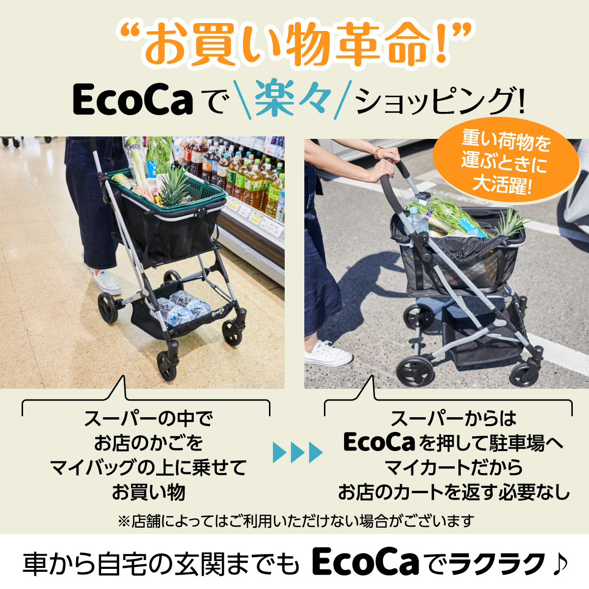 専門店では 通常 未使用 展示品 ecoca エコカ マイバッグ