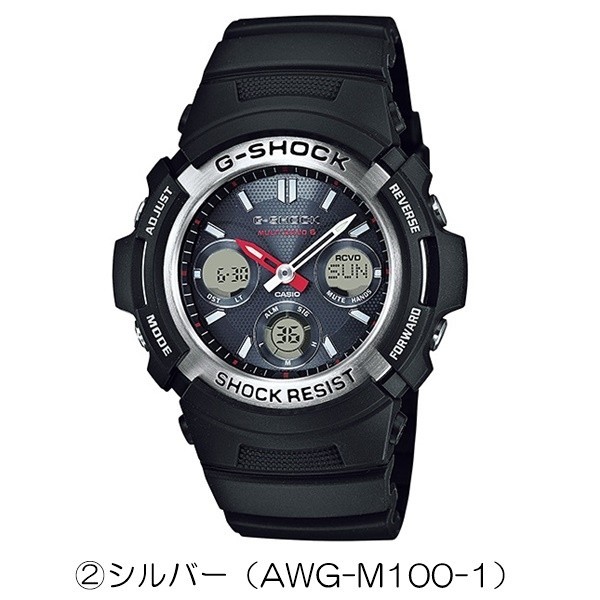 選べる４モデル BOX訳あり CASIO G-SHOCK 電波 タフソーラー カシオ Ｇショック ジーショック コンパクト AWG-M100シリーズ  即納 腕時計 誕生日 プレゼント