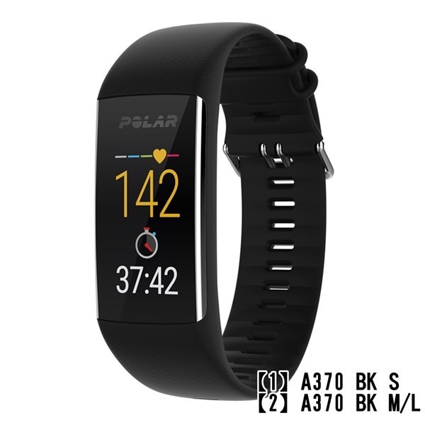 POLAR - POLAR A370　ポラール　スマートウォッチ　ブラックＭ/Ｌ ポラール 選べる4カラー2サイズ 国内正規品 POLAR メンズ