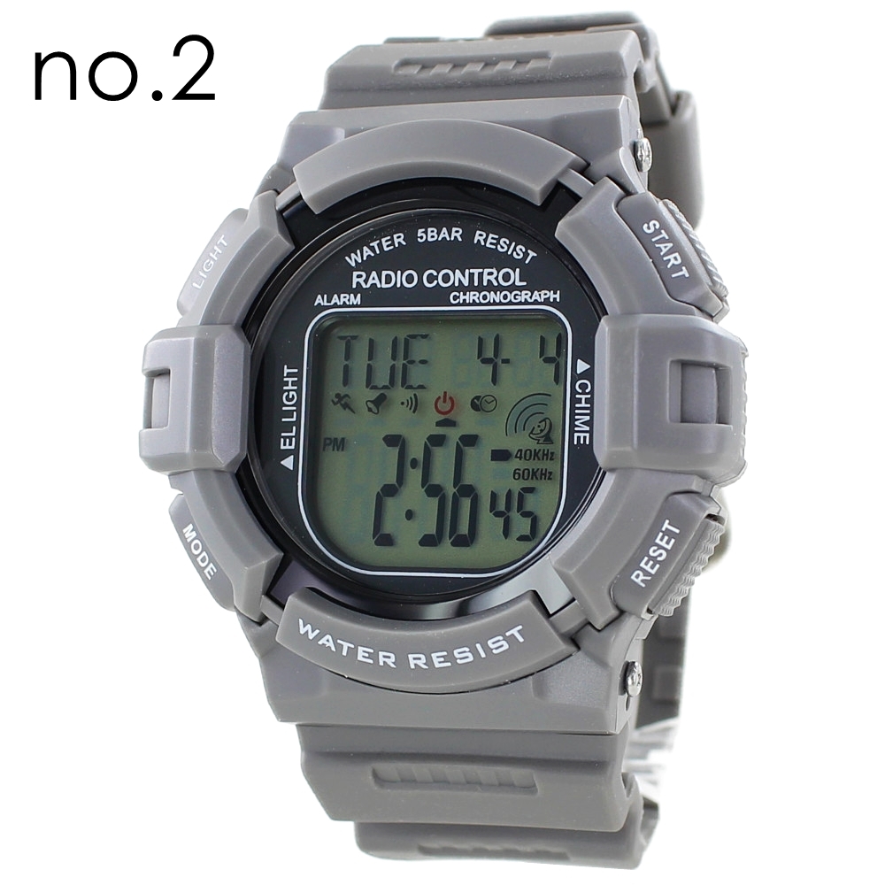 CREPHA（クレファー） 電波時計 メンズ デジタル ギフトセット