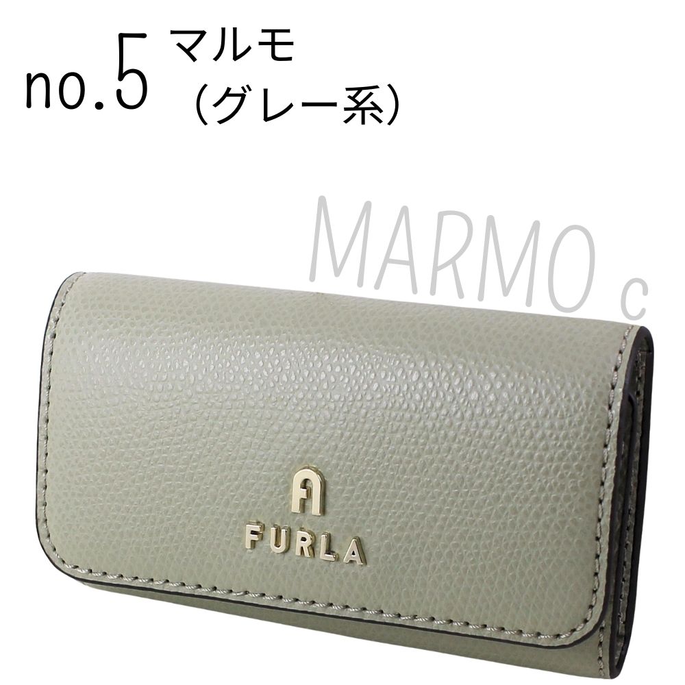 新品☆FURLA フルラ グレー レザー キーケース フルラ FURLA キーケース （グレー） - ファッション通販