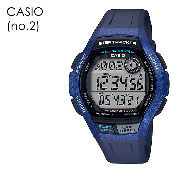 ランニング専用 自動歩数計測 ジョギング 国内正規品 CASIO カシオ 腕時計 メンズ レディース 子供 大人 シニア 父 母 運動 健康管理 ランナー 走りながら操作｜primewatch｜03