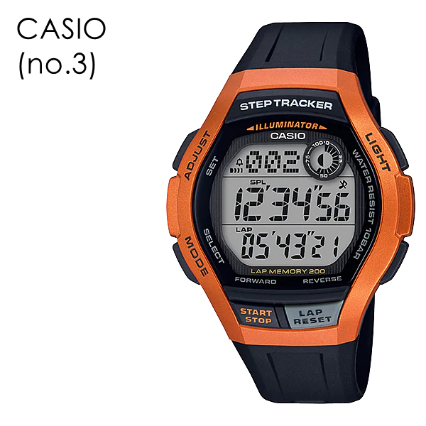 ランニング専用 自動歩数計測 ジョギング 国内正規品 CASIO カシオ 腕時計 メンズ レディース 子供 大人 シニア 父 母 運動 健康管理 ランナー 走りながら操作｜primewatch｜04