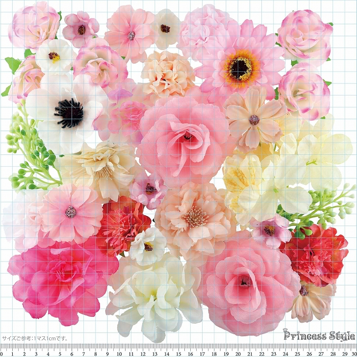 造花、材料まとめ売り 造花 花材 材料 フェイクフラワー 花のみ デコレーション バラ