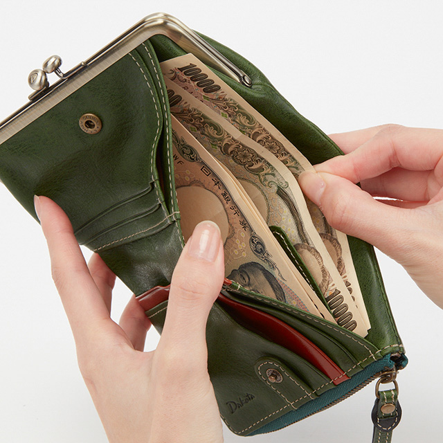 Dakota（ダコタ） 公式 ダコタ財布 二つ折り財布 がま口財布