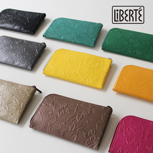 LiBERTE リベルテ コンパクト財布 フラワー 0351326