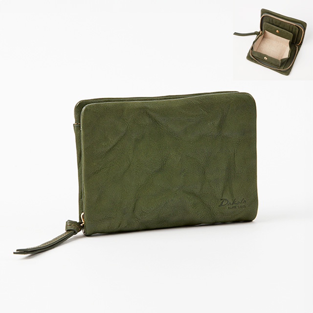 ○★新品未使用　ダコタ ブラックレーベル　二つ折り財布　グリーン ダコタブラックレーベル Dakota BLACK LABEL ダコタ ブラックレーベル