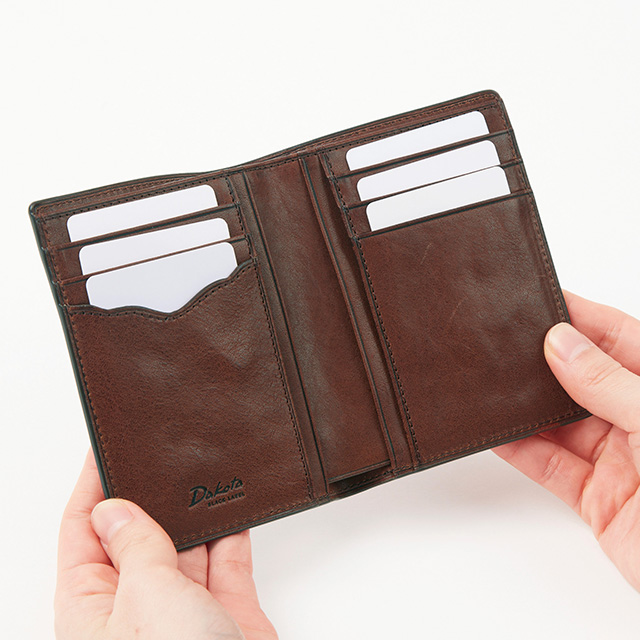 Dakota BLACK LABEL 二つ折り財布 ブラウン Dakota BLACK LABEL ダコタ ブラックレーベル ヒルツ 二つ折り財布