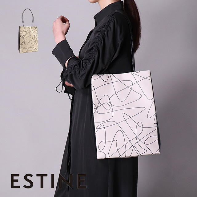 ESTINE 公式 エスティーヌ トートバッグ A4バッグ シュペール 1075042 