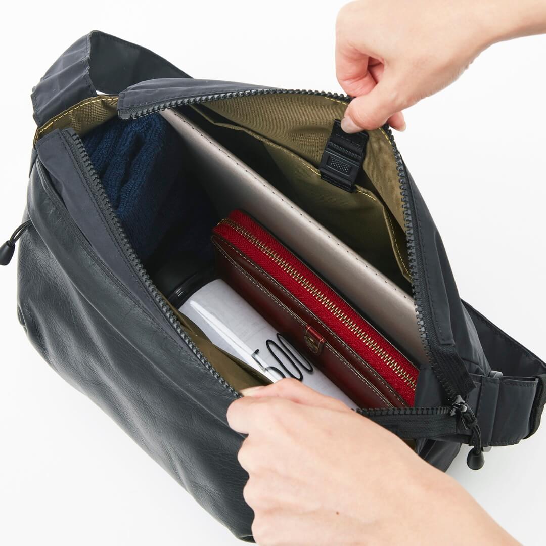 公式 NEXT ネクスト レディース メンズ ショルダーバッグ ライト革