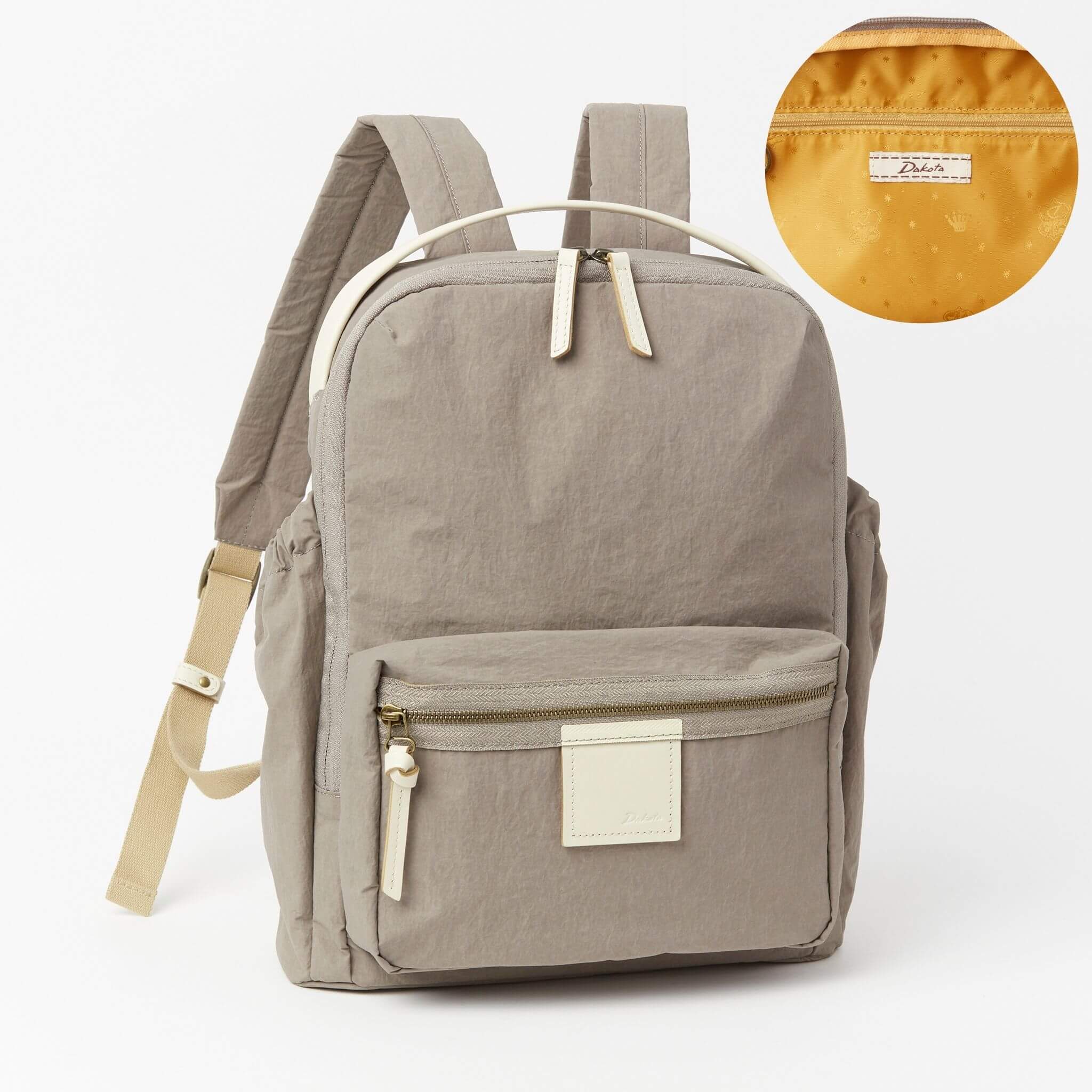 新品タグ付き　Dakota リュック　グレーレザーバッグ Dakota（ダコタ） 公式 ダコタバッグ リュック バッグ レディース カレ