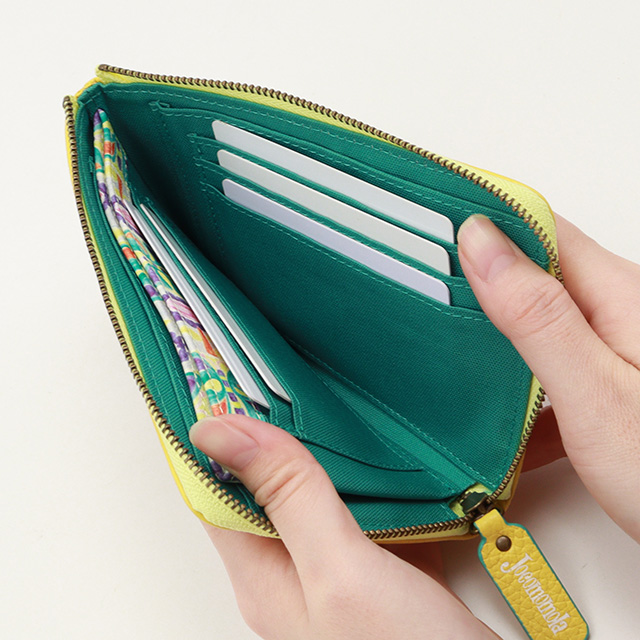 Jocomomola　ホコモモラ　折り財布　イエロー セール】 サーカスモチーフジップ長財布 （その他小物）｜Jocomomola