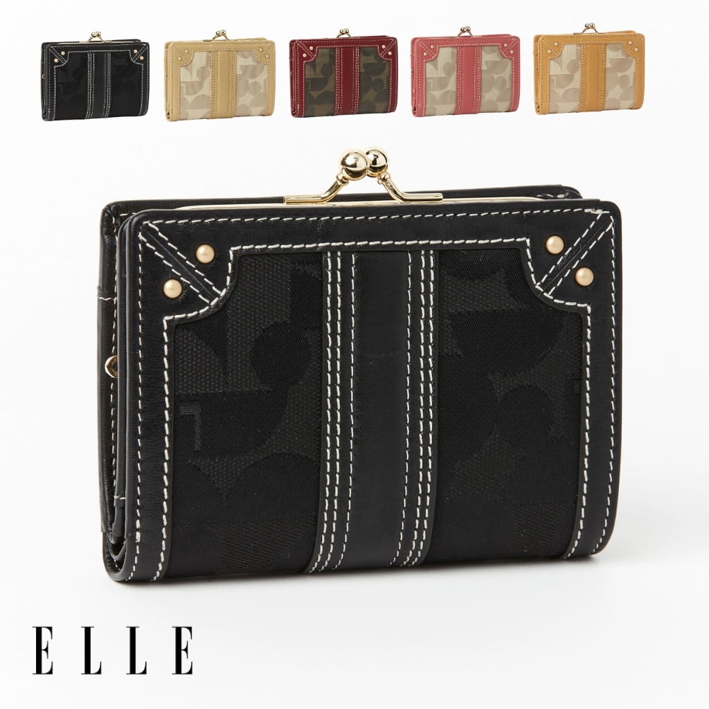 ELLE（エル） レディース 財布 二つ折り財布 シェリール3 5430201