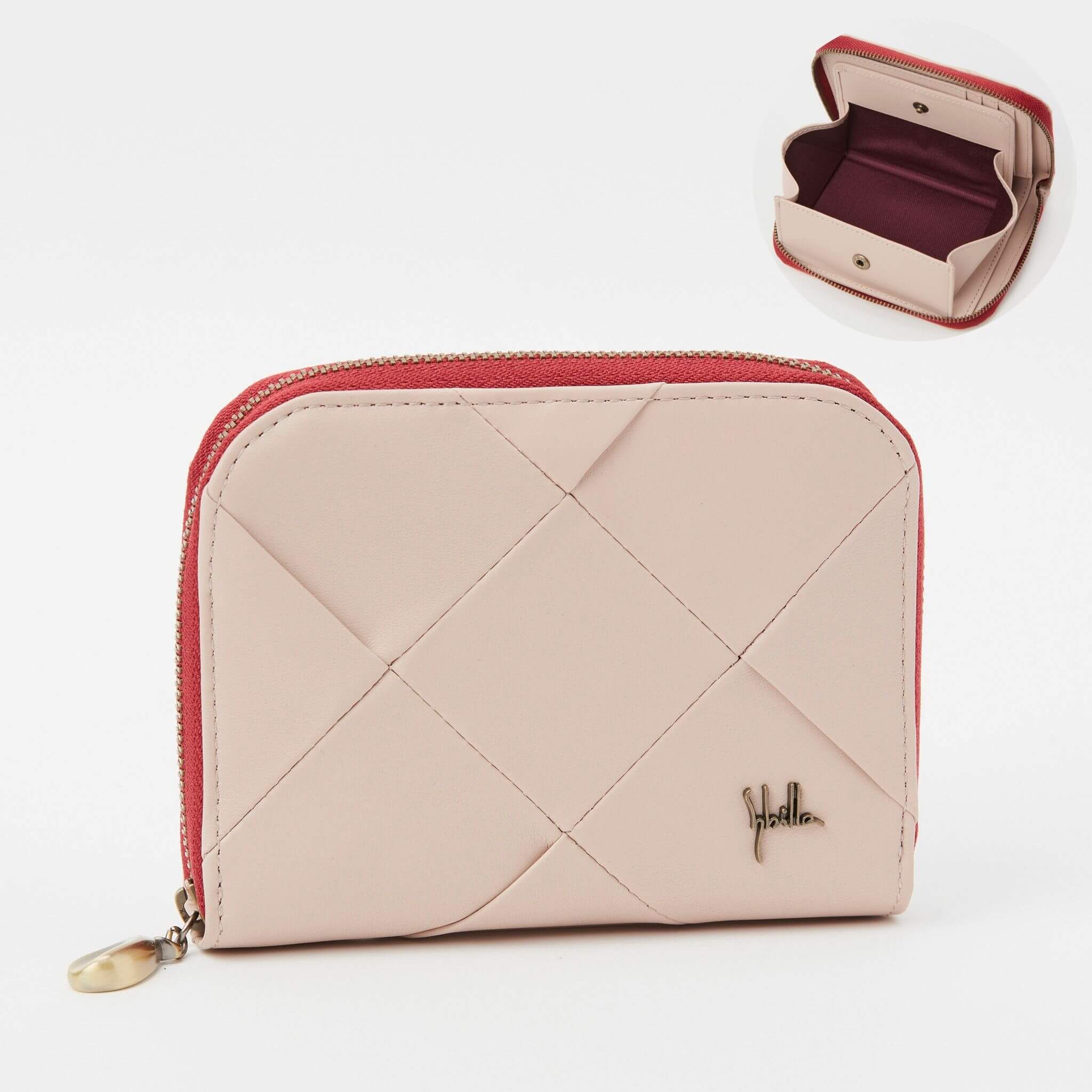 メリクリセール！Shilla シビラ　ベージュ 二つ折り財布　新品箱付 Sybilla（シビラ） 二つ折り財布 インビシブレ 5470570 : PRINCESSBAG