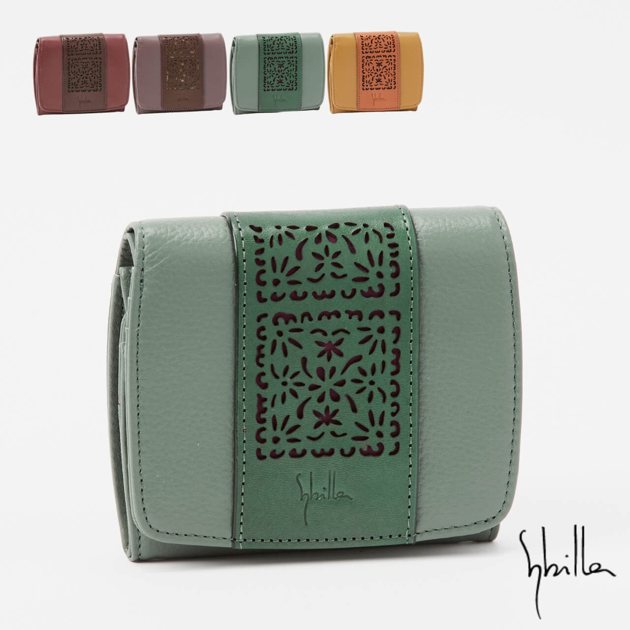 Dakota（ダコタ） Sybilla シビラ 二つ折り財布 ミニ財布 アンバール